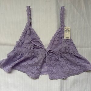Lavender Lace Bralette